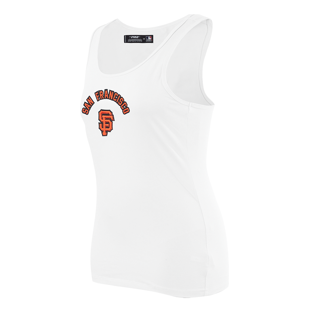 MLB SAN FRANCISCO GIANTS CLASSIC WOMEN'S RELAXED FIT RACERBACK (WHITE)