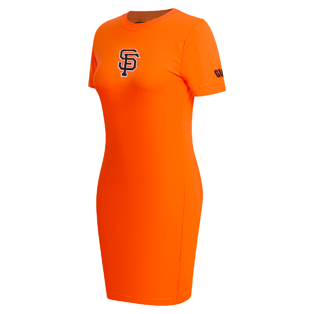 MLB SAN FRANCISCO GIANTS CLASSIC WOMEN'S BODYCON DRESS (ORANGE)