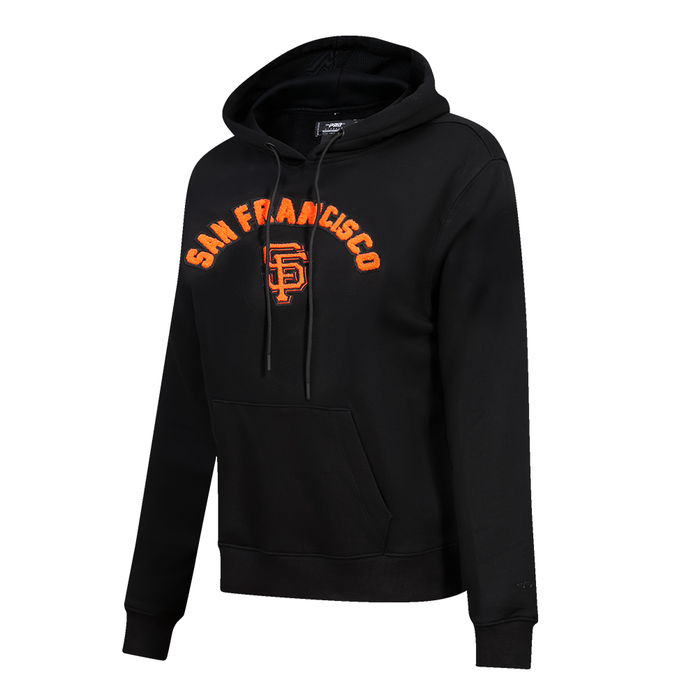 MLB SAN FRANCISCO GIANTS CLASSIC WOMEN'S PULLOVER HOODIE (BLACK)