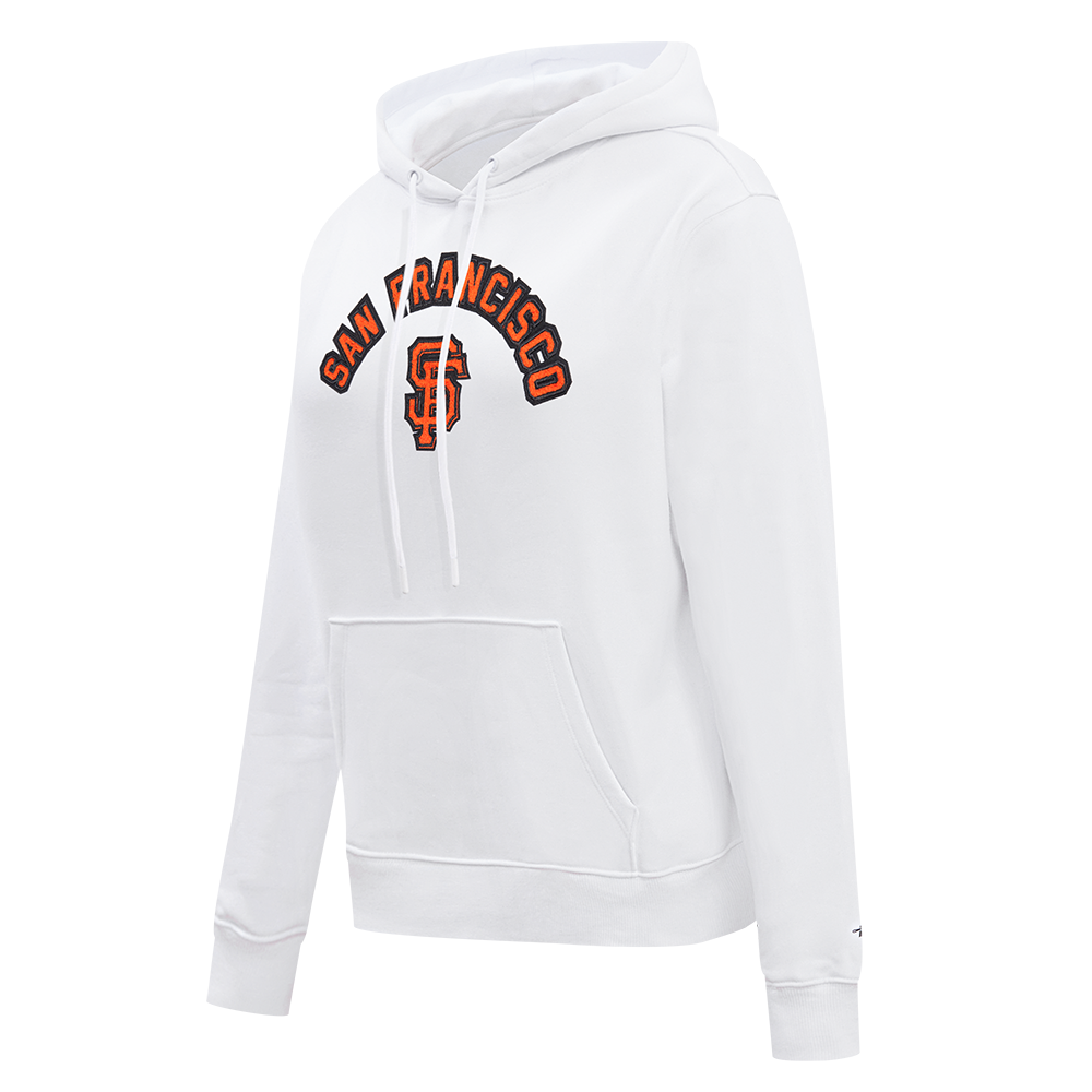 MLB SAN FRANCISCO GIANTS CLASSIC WOMEN'S PULLOVER HOODIE (WHITE)
