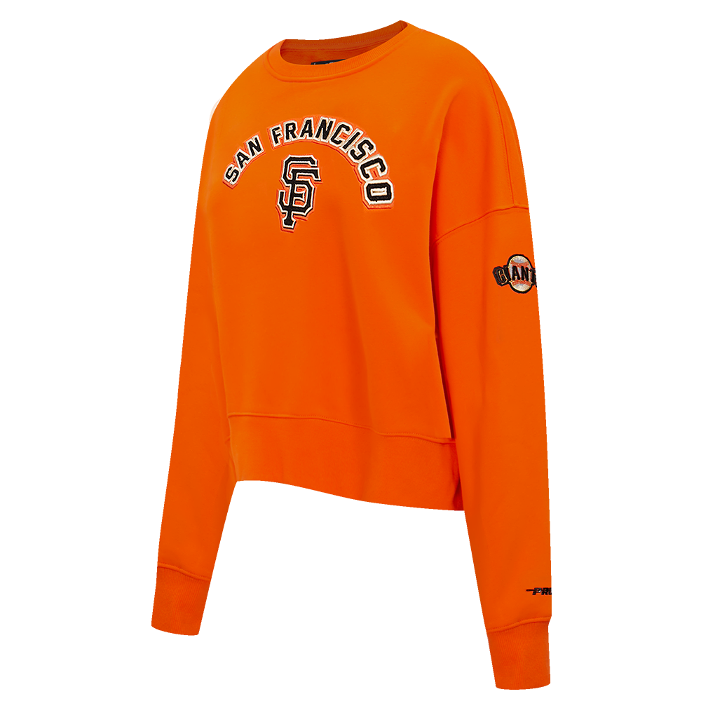 MLB SAN FRANCISCO GIANTS CLASSIC WOMEN'S CREWNECK (ORANGE)