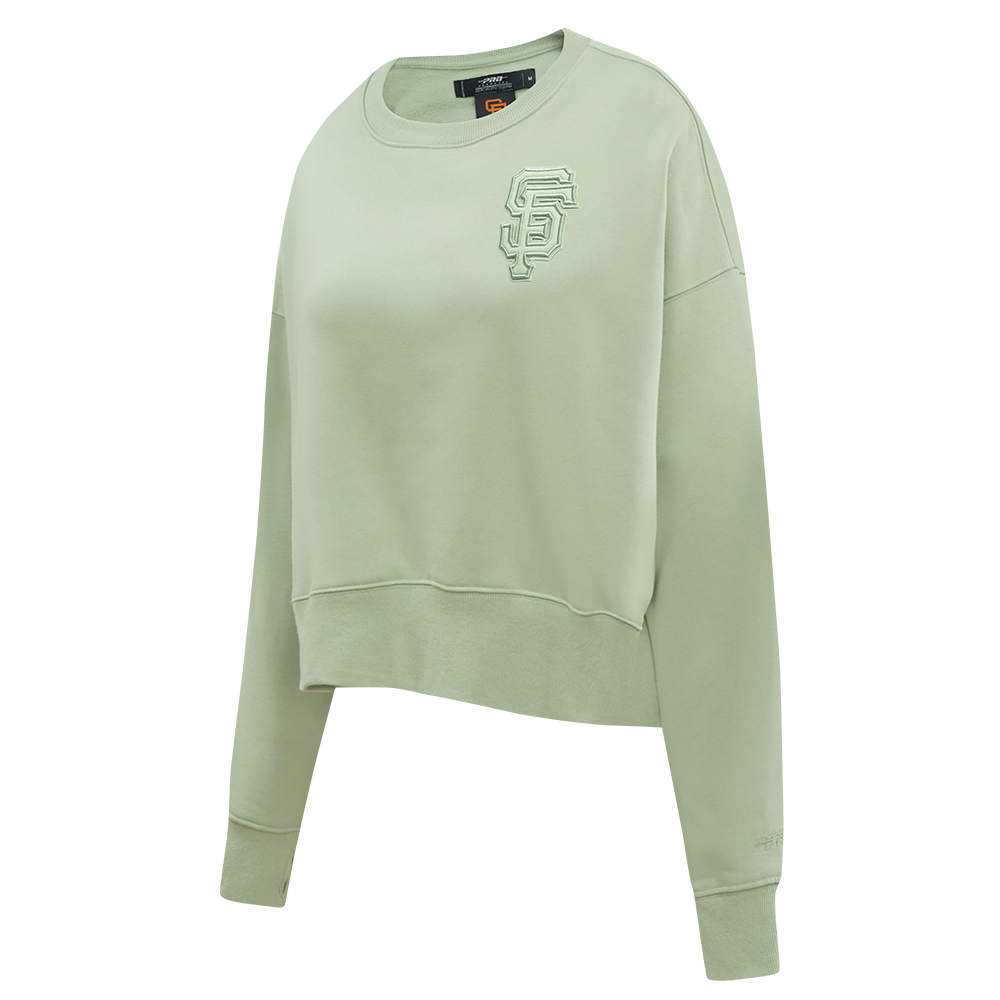 MLB SAN FRANCISCO GIANTS NEUTRAL WOMEN'S CREWNECK (MOSS)