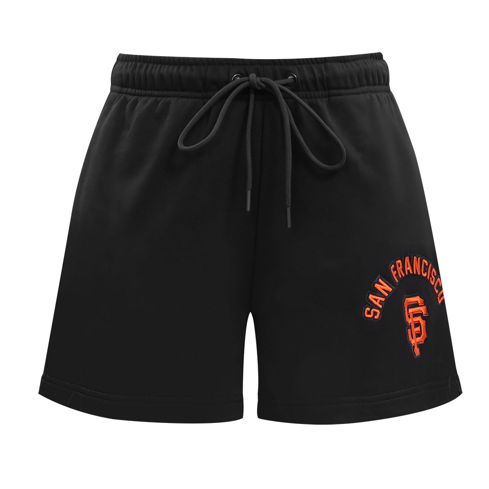 MLB SAN FRANCISCO GIANTS CLASSIC WOMEN'S FLEECE SHORT (BLACK)