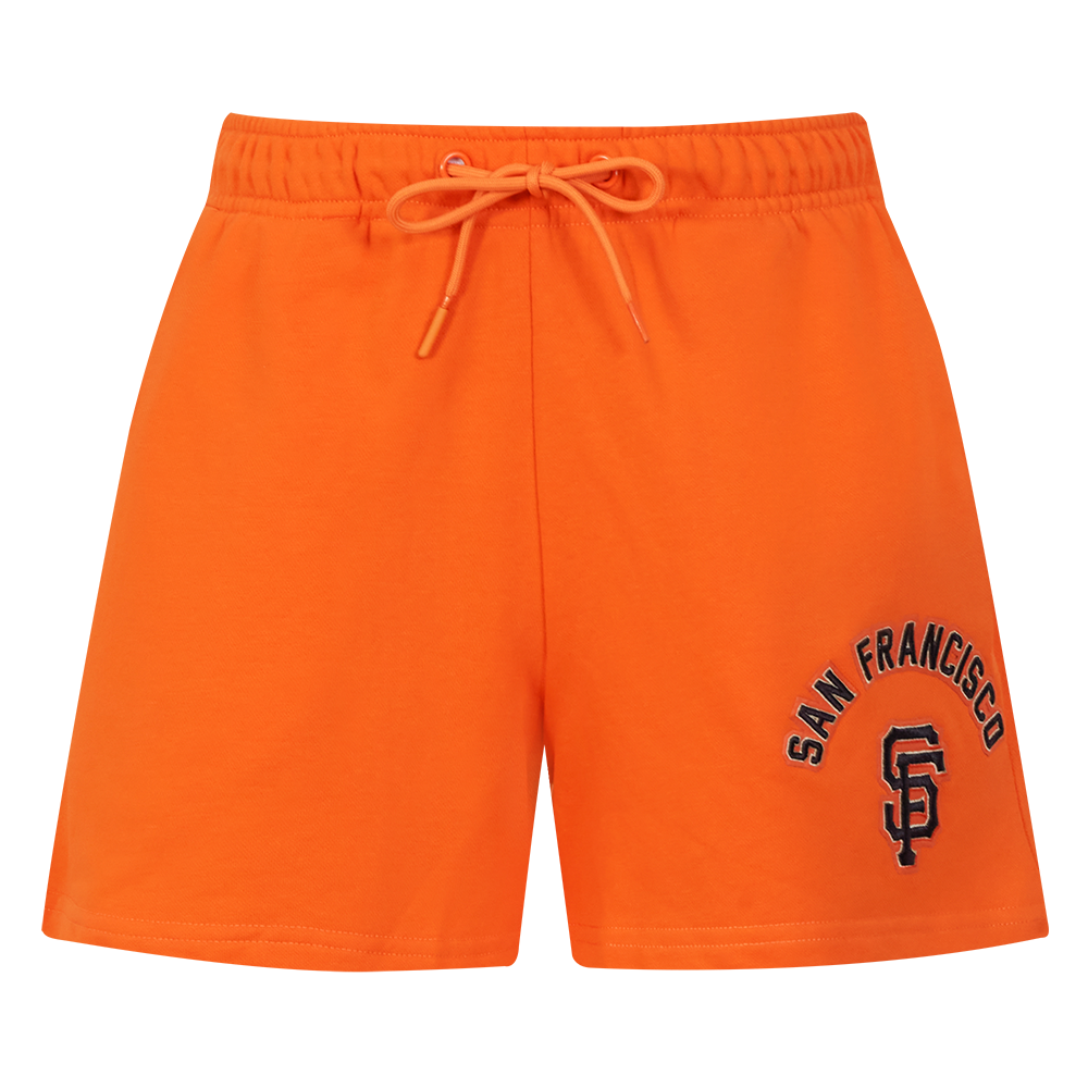 MLB SAN FRANCISCO GIANTS CLASSIC WOMEN'S FLEECE SHORT (ORANGE)