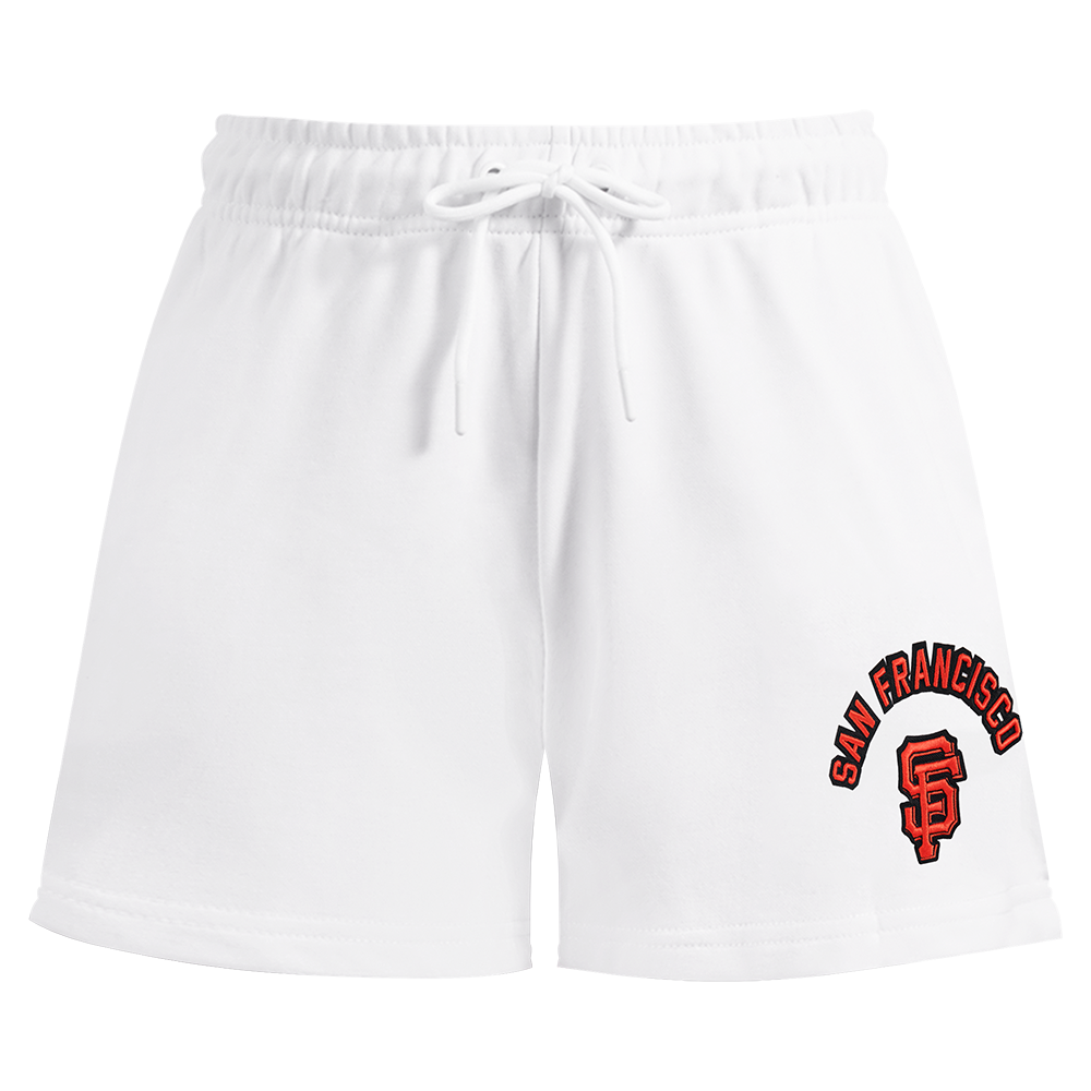MLB SAN FRANCISCO GIANTS CLASSIC WOMEN'S FLEECE SHORT (WHITE)