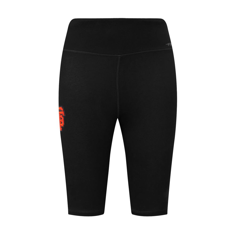 MLB SAN FRANCISCO GIANTS CLASSIC WOMEN'S COTTON BIKE SHORT (BLACK)