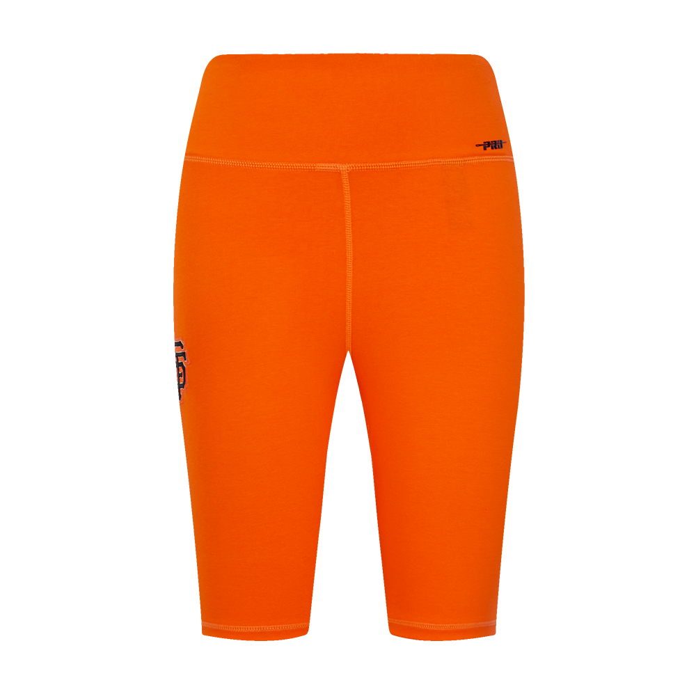 MLB SAN FRANCISCO GIANTS CLASSIC WOMEN'S COTTON BIKE SHORT (ORANGE)