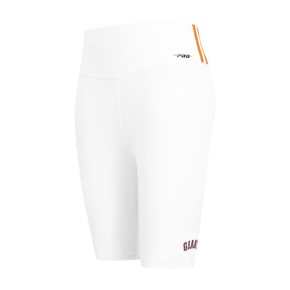 MLB SAN FRANCISCO GIANTS CLASSIC WOMEN'S COTTON BIKE SHORT (WHITE)