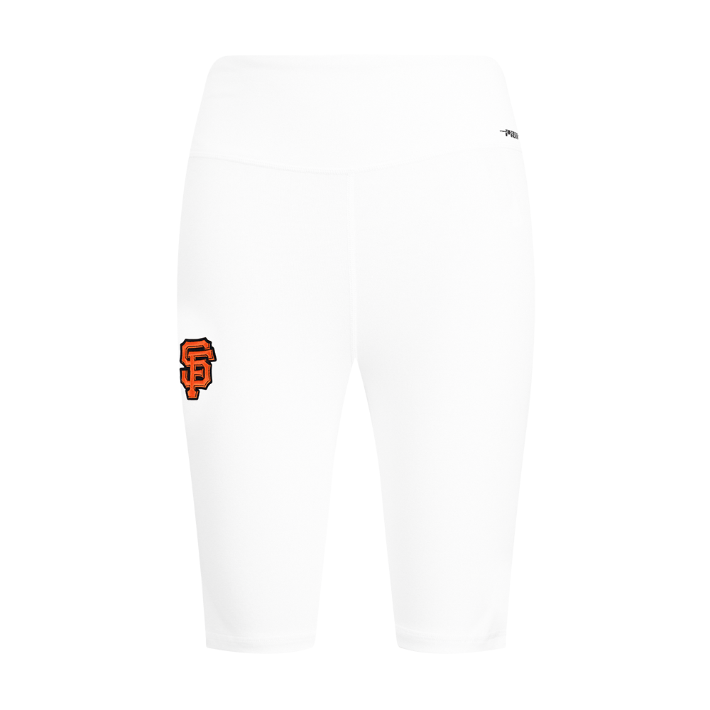 MLB SAN FRANCISCO GIANTS CLASSIC WOMEN'S COTTON BIKE SHORT (WHITE)