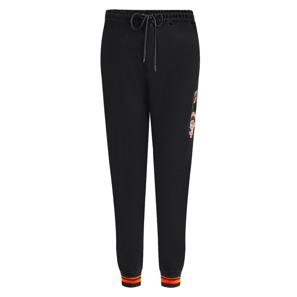 MLB SAN FRANCISCO GIANTS RETRO CLASSIC WOMEN'S SWEATPANT (BLACK/ORANGE)