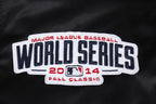 MLB SAN FRANCISCO GIANTS MASH UP WOMEN'S RIB SATIN JACKET (BLACK/ORANGE)