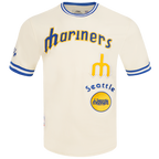 MLB SEATTLE MARINERS RETRO CLASSIC MEN'S TOP (EGGSHELL/ ROYAL BLUE)