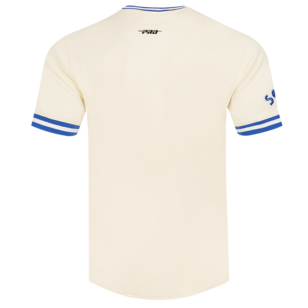 MLB SEATTLE MARINERS RETRO CLASSIC MEN'S TOP (EGGSHELL/ ROYAL BLUE)