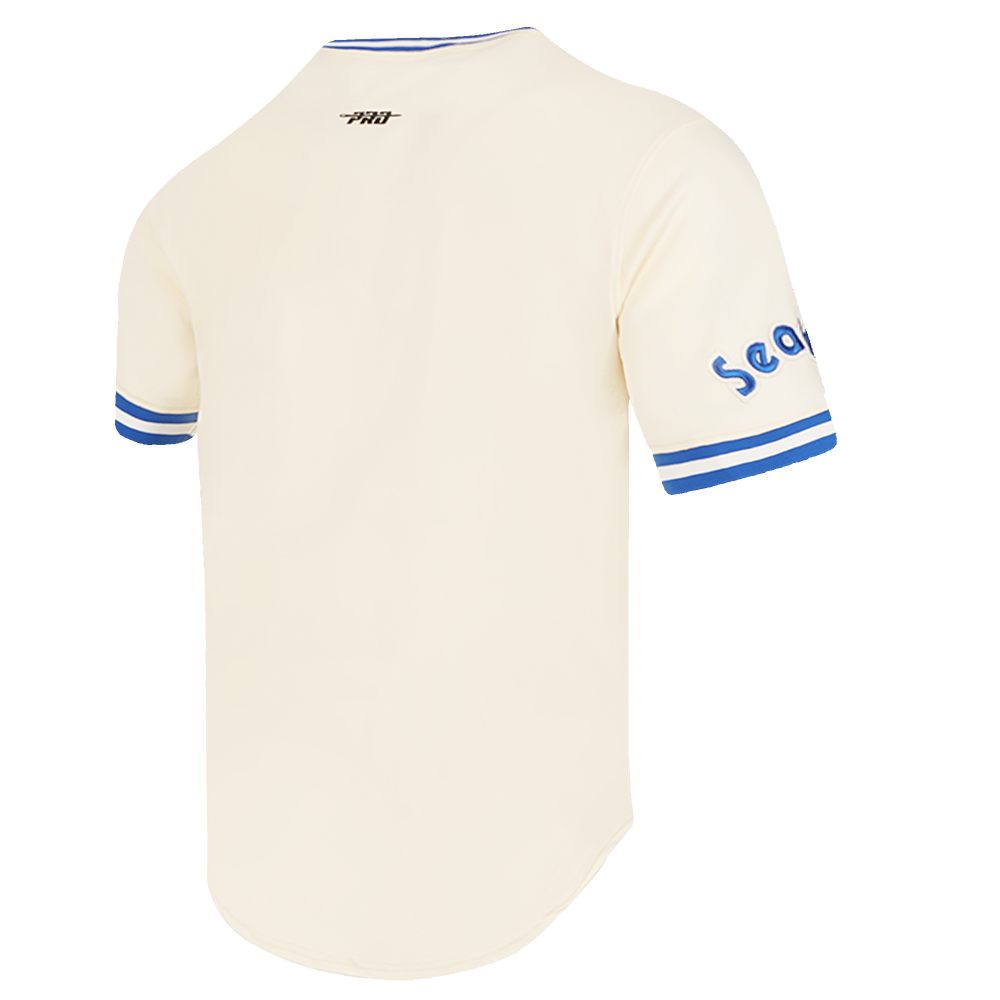 MLB SEATTLE MARINERS RETRO CLASSIC MEN'S TOP (EGGSHELL/ ROYAL BLUE)
