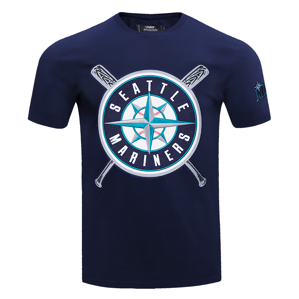 MLB SEATTLE MARINERS MASH UP MEN'S SJ TOP (MIDNIGHT NAVY)