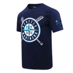 MLB SEATTLE MARINERS MASH UP MEN'S SJ TOP (MIDNIGHT NAVY)