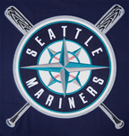 MLB SEATTLE MARINERS MASH UP MEN'S SJ TOP (MIDNIGHT NAVY)