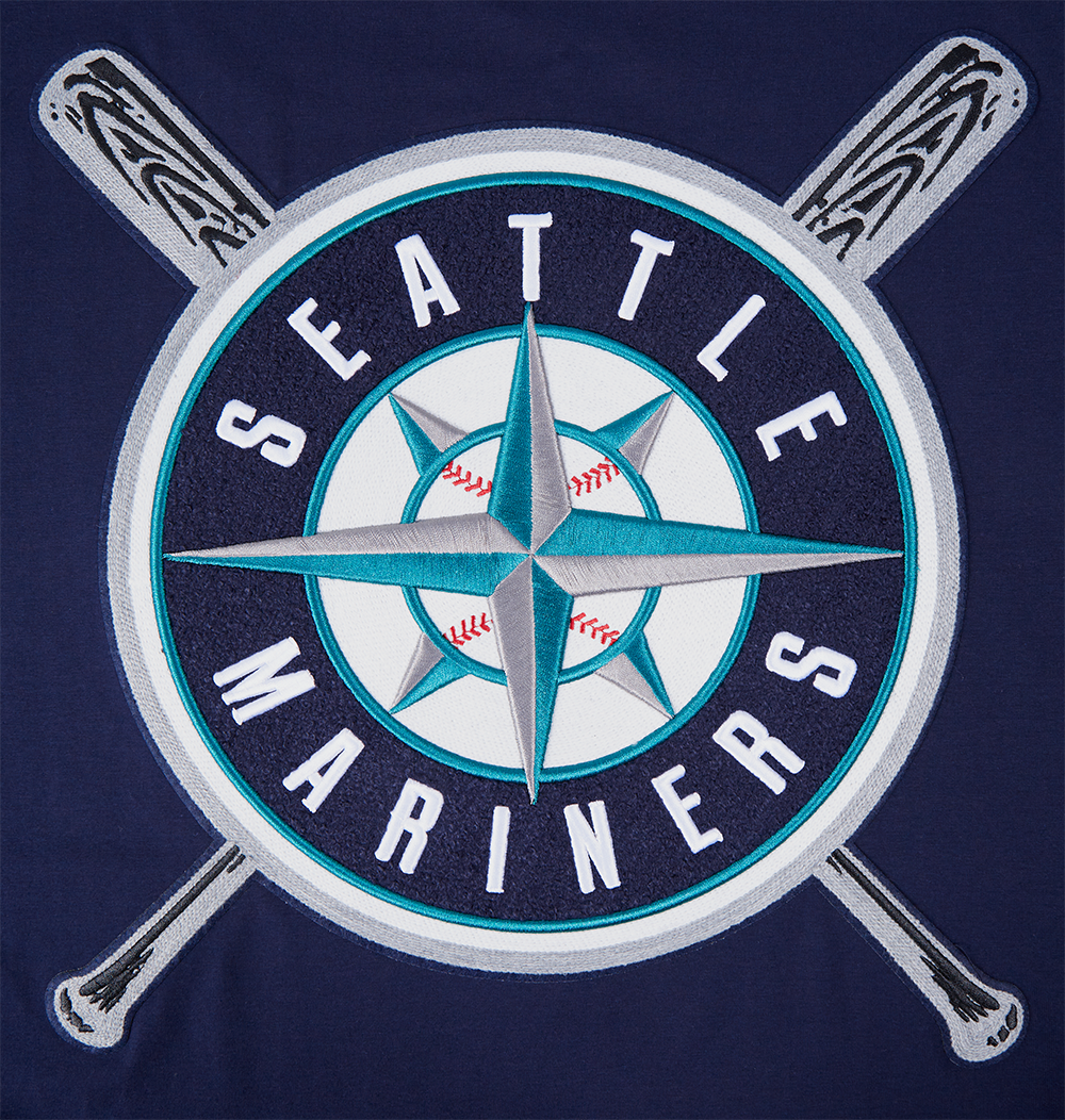 MLB SEATTLE MARINERS MASH UP MEN'S SJ TOP (MIDNIGHT NAVY)