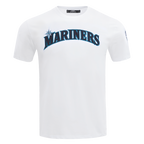MLB SEATTLE MARINERS CLASSIC CHENILLE HAUT POUR HOMME (BLANC)