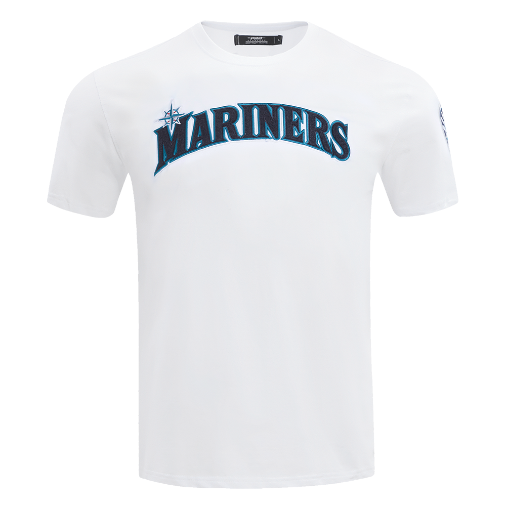 MLB SEATTLE MARINERS CLASSIC CHENILLE HAUT POUR HOMME (BLANC)