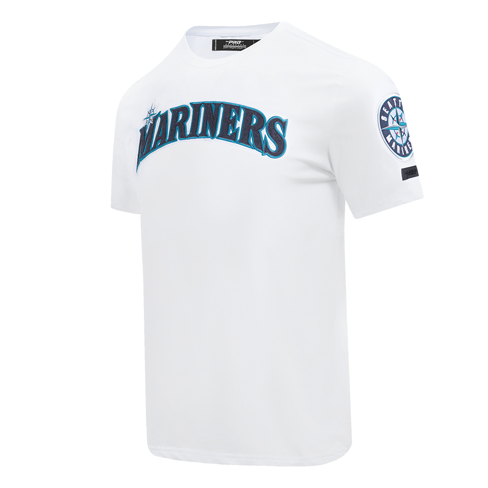 MLB SEATTLE MARINERS CLASSIC CHENILLE HAUT POUR HOMME (BLANC)