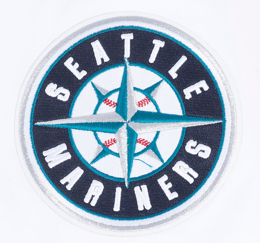 MLB SEATTLE MARINERS CLASSIC CHENILLE HAUT POUR HOMME (BLANC)