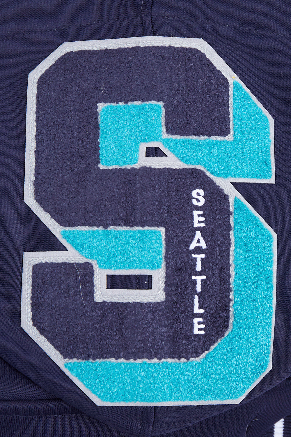 MLB SEATTLE MARINERS MASH UP MEN'S RIB FLC PO HOODIE (MIDNIGHT NAVY)