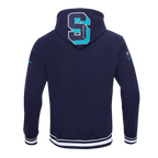 MLB SEATTLE MARINERS MASH UP MEN'S RIB FLC PO HOODIE (MIDNIGHT NAVY)