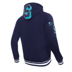 MLB SEATTLE MARINERS MASH UP MEN'S RIB FLC PO HOODIE (MIDNIGHT NAVY)