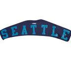 MLB SEATTLE MARINERS WINGSPAN CHANDAIL À COL ROND EN MOLLETON À ÉPAULES TOMBANTES V2 POUR HOMME (MARINE MINUIT)
