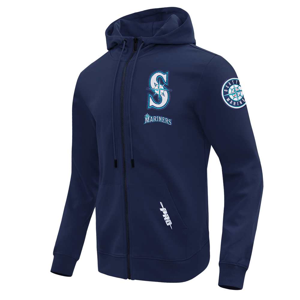 MLB SEATTLE MARINERS CLASSIC CHENILLE MEN'S SWEATSHIRT (MIDNIGHT NAVY)