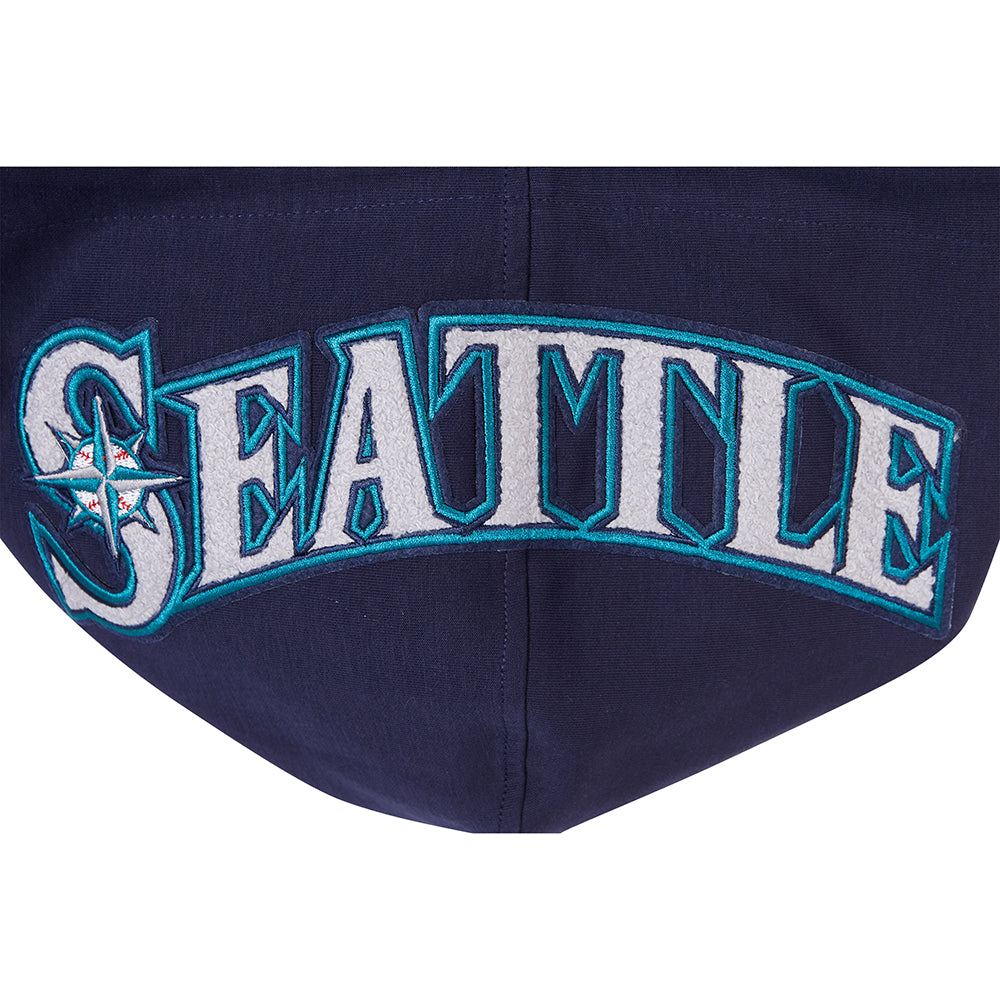MLB SEATTLE MARINERS CLASSIC CHENILLE MEN'S SWEATSHIRT (MIDNIGHT NAVY)
