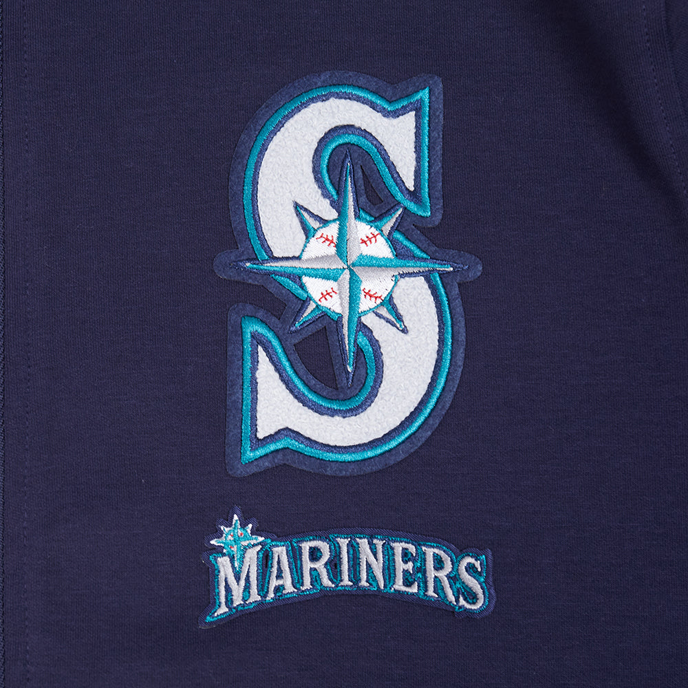 MLB SEATTLE MARINERS CLASSIC CHENILLE MEN'S SWEATSHIRT (MIDNIGHT NAVY)