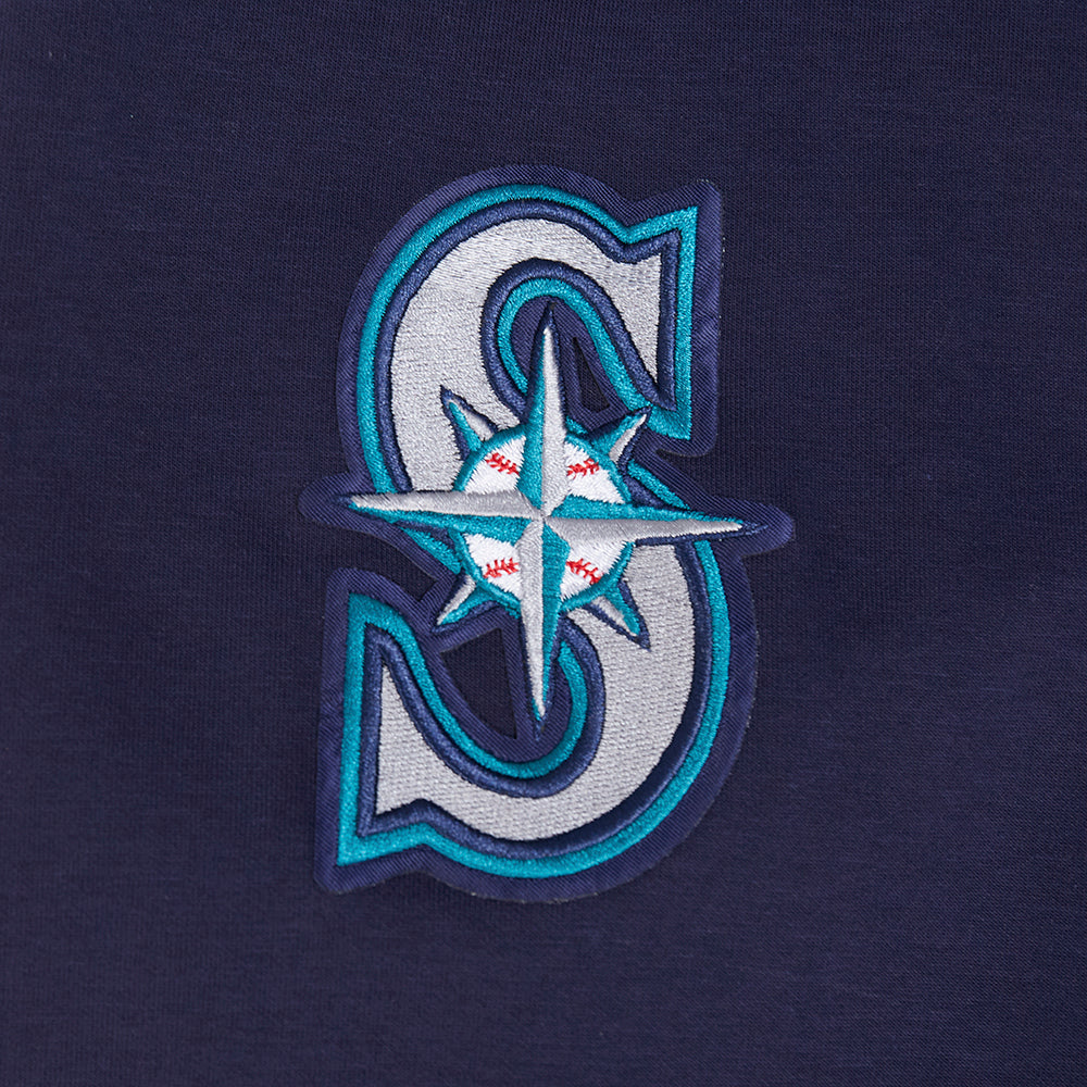 MLB SEATTLE MARINERS CLASSIC CHENILLE MEN'S SWEATSHIRT (MIDNIGHT NAVY)