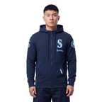 MLB SEATTLE MARINERS CLASSIC CHENILLE MEN'S SWEATSHIRT (MIDNIGHT NAVY)