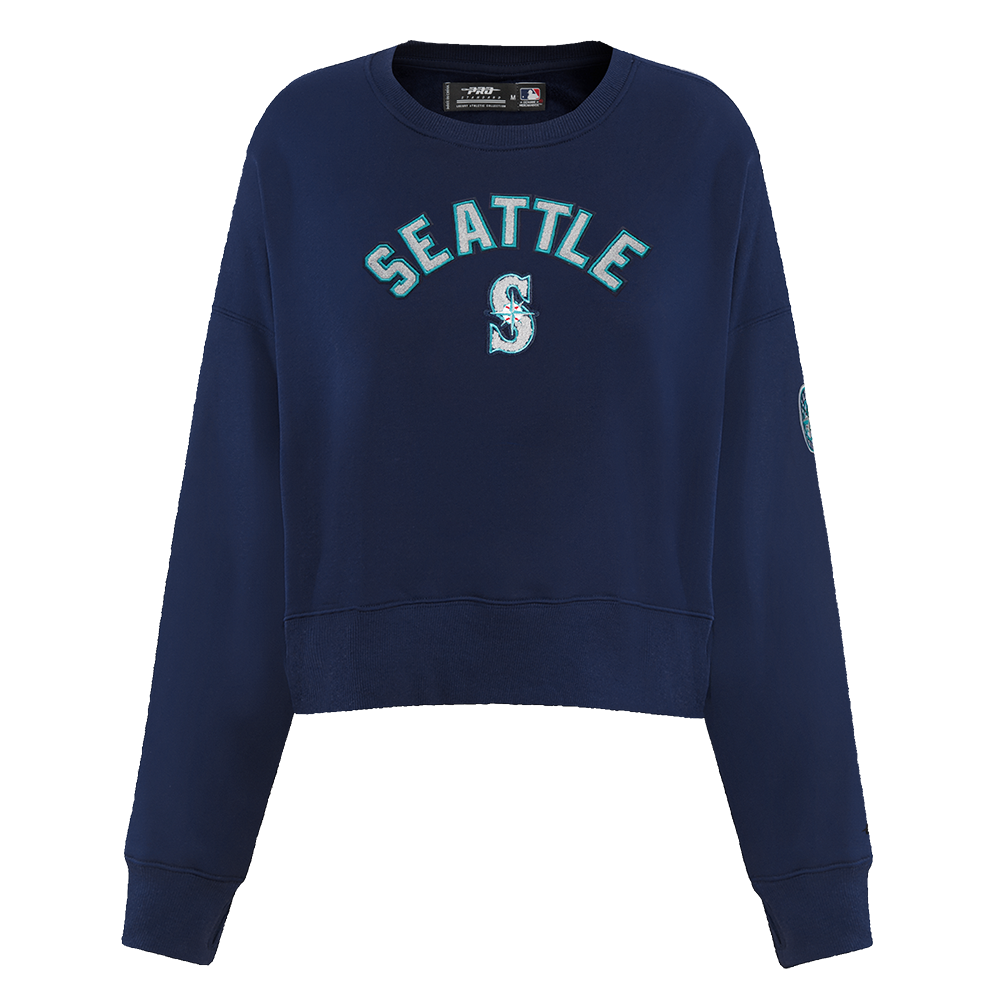 MLB SEATTLE MARINERS CLASSIC CHANDAIL À COL ROND POUR FEMME (MARINE MINUIT)