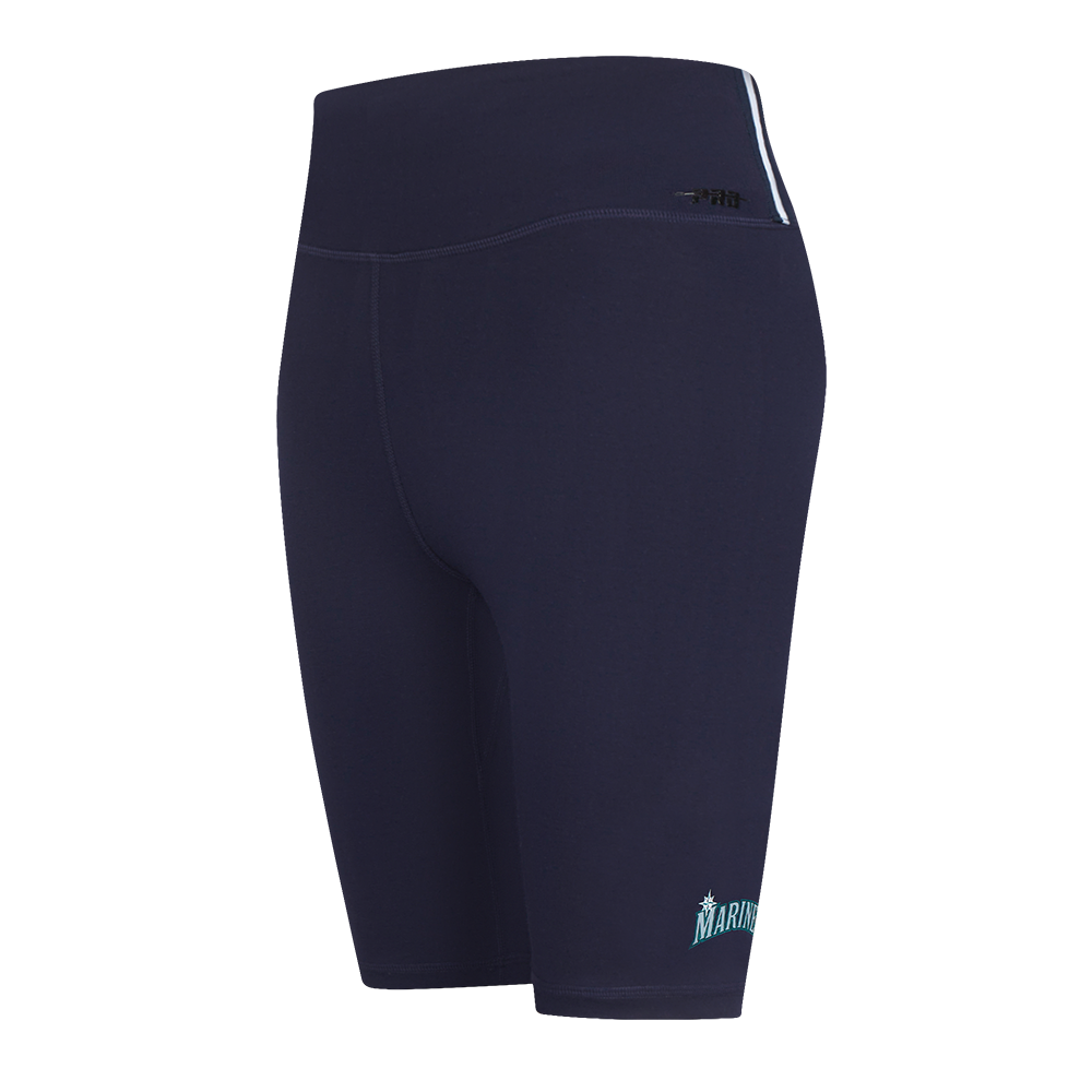MLB SEATTLE MARINERS CLASSIC WOMEN'S COTTON BIKE SHORT (MIDNIGHT NAVY)