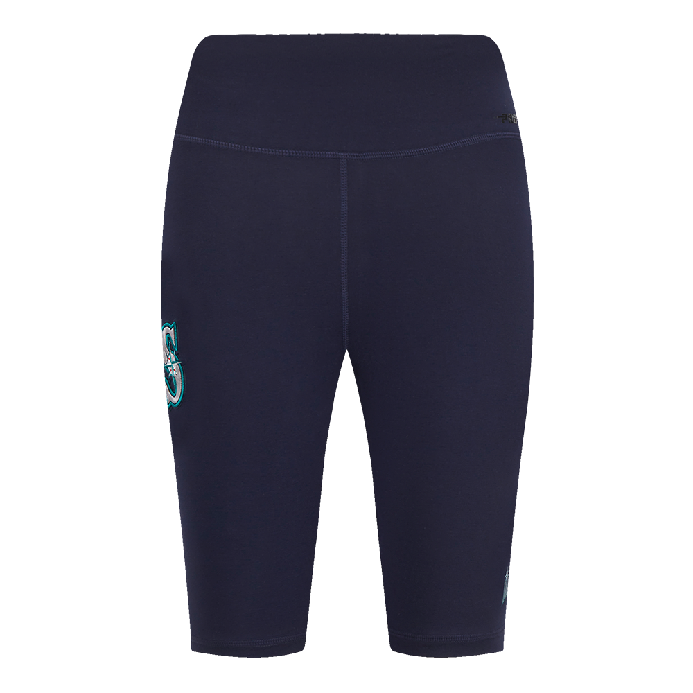 MLB SEATTLE MARINERS CLASSIC WOMEN'S COTTON BIKE SHORT (MIDNIGHT NAVY)