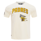 MLB SAN DIEGO PADRES TEAM PENNANTS MEN'S S/S TEE (EGGSHELL)