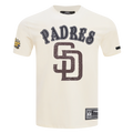 MLB SAN DIEGO PADRES REBEL ATHLETICS HAUT EN JERSEY SIMPLE À LOGO EMPILÉ POUR HOMME (COQUILLE D'ŒUF)