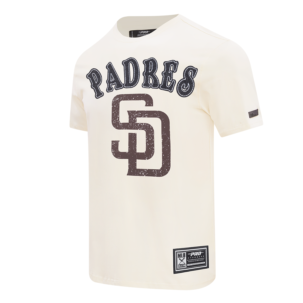 MLB SAN DIEGO PADRES REBEL ATHLETICS HAUT EN JERSEY SIMPLE À LOGO EMPILÉ POUR HOMME (COQUILLE D'ŒUF)