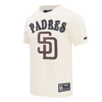 MLB SAN DIEGO PADRES REBEL ATHLETICS HAUT EN JERSEY SIMPLE À LOGO EMPILÉ POUR HOMME (COQUILLE D'ŒUF)
