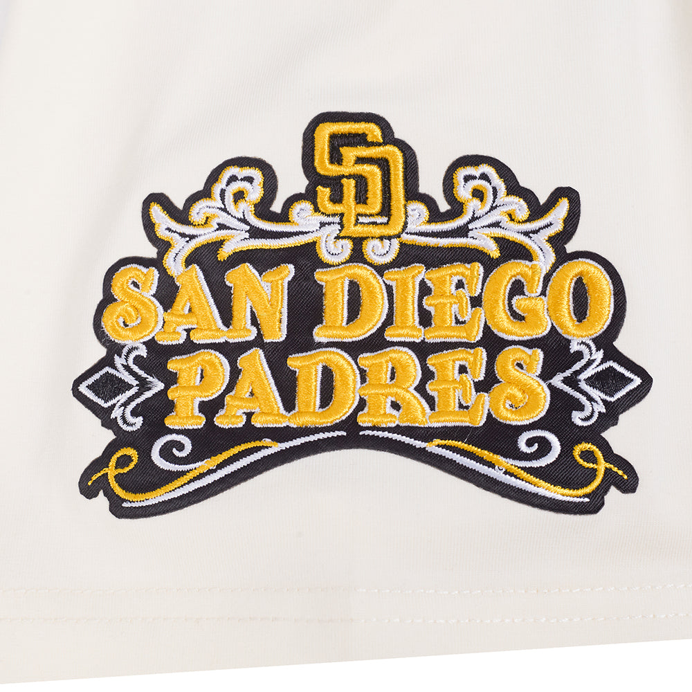 MLB SAN DIEGO PADRES REBEL ATHLETICS HAUT EN JERSEY SIMPLE À LOGO EMPILÉ POUR HOMME (COQUILLE D'ŒUF)