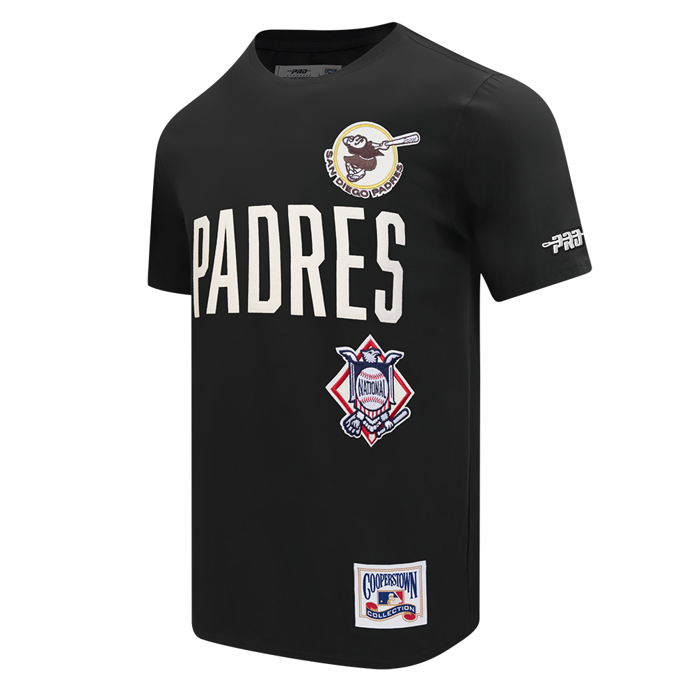 MLB SAN DIEGO PADRES MODERN ORIGINALS MEN'S SJ TEE (BLACK)