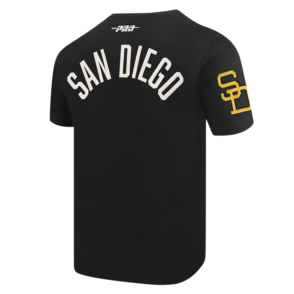 MLB SAN DIEGO PADRES MODERN ORIGINALS T-SHIRT EN JERSEY SIMPLE POUR HOMME (NOIR)