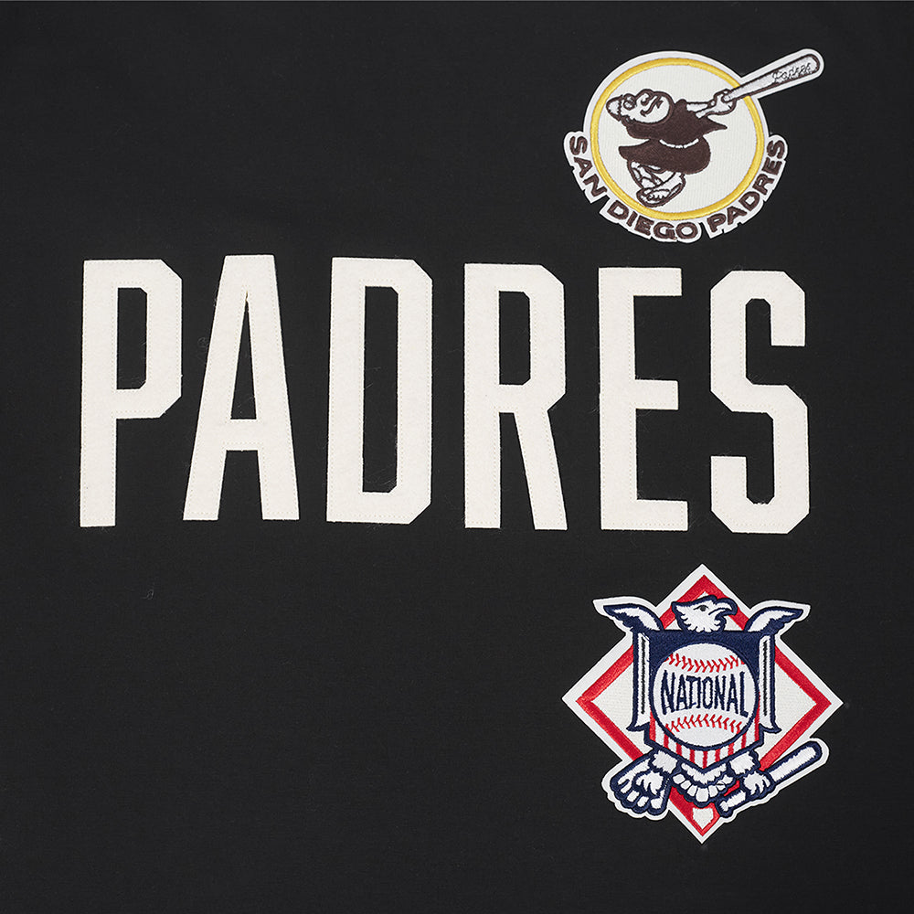 MLB SAN DIEGO PADRES MODERN ORIGINALS T-SHIRT EN JERSEY SIMPLE POUR HOMME (NOIR)