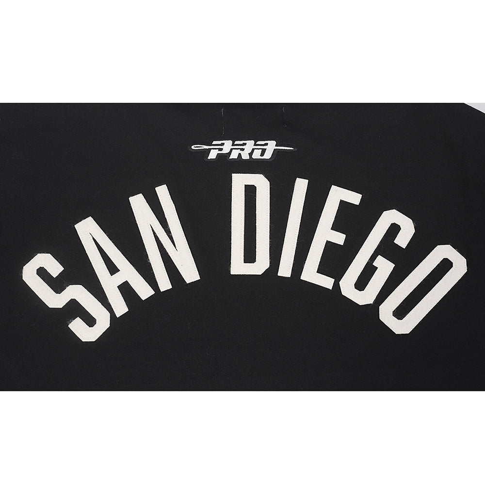 MLB SAN DIEGO PADRES MODERN ORIGINALS T-SHIRT EN JERSEY SIMPLE POUR HOMME (NOIR)