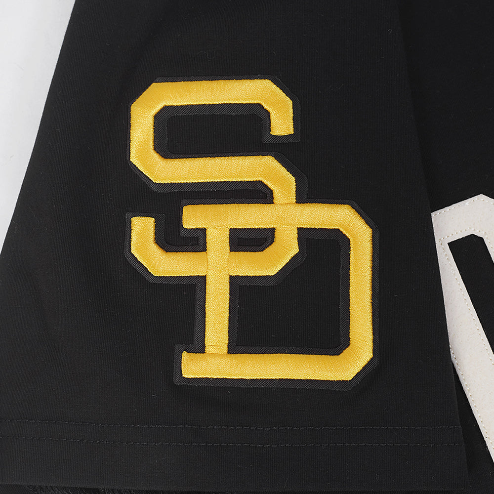 MLB SAN DIEGO PADRES MODERN ORIGINALS T-SHIRT EN JERSEY SIMPLE POUR HOMME (NOIR)