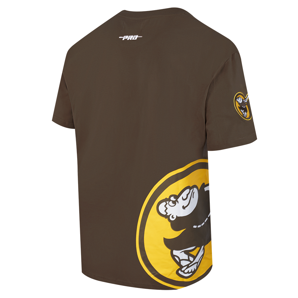 MLB SAN DIEGO PADRES LIVING LARGE HAUT EN JERSEY DE COTON À ÉPAULES TOMBANTES POUR HOMME (BRUN)