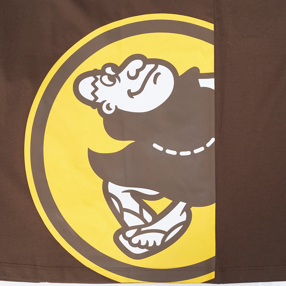 MLB SAN DIEGO PADRES LIVING LARGE HAUT EN JERSEY DE COTON À ÉPAULES TOMBANTES POUR HOMME (BRUN)